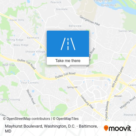 Mapa de Mayhurst Boulevard