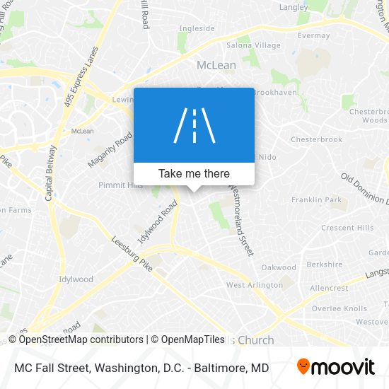 MC Fall Street map