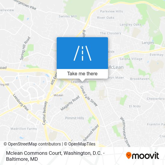 Mapa de Mclean Commons Court
