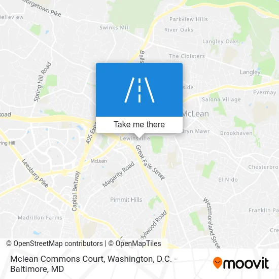 Mclean Commons Court map