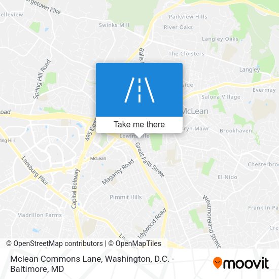 Mapa de Mclean Commons Lane