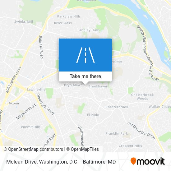 Mapa de Mclean Drive