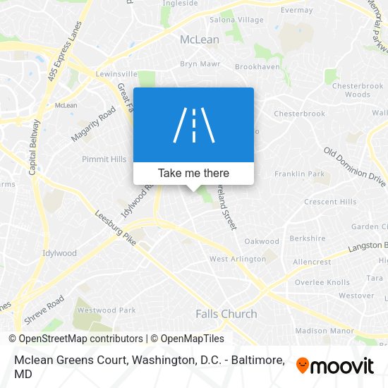 Mclean Greens Court map