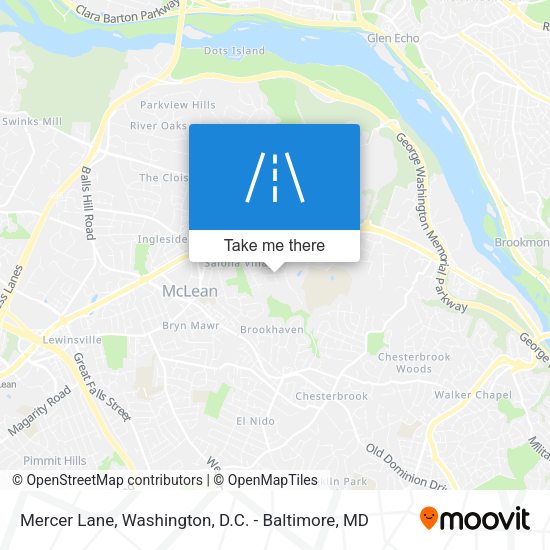 Mercer Lane map