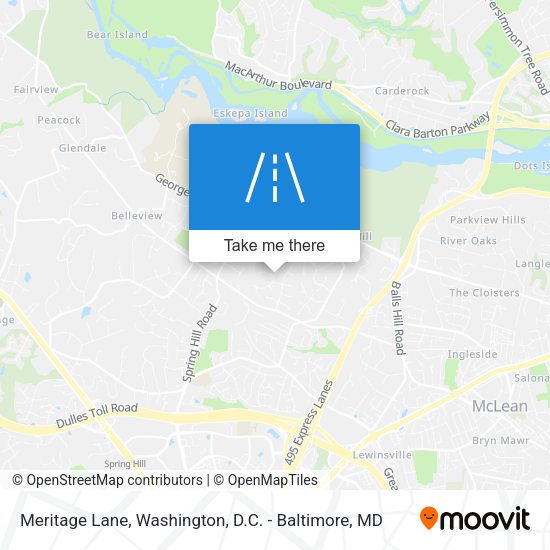 Meritage Lane map