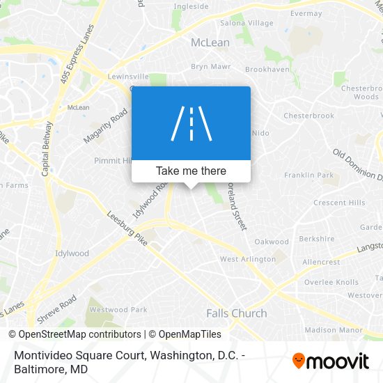 Montivideo Square Court map