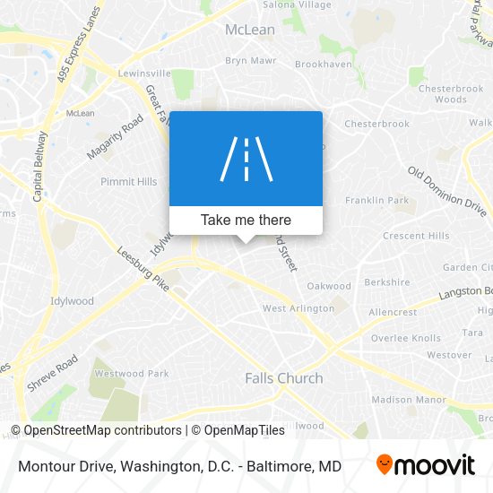 Montour Drive map