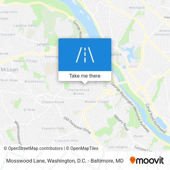 Mapa de Mosswood Lane