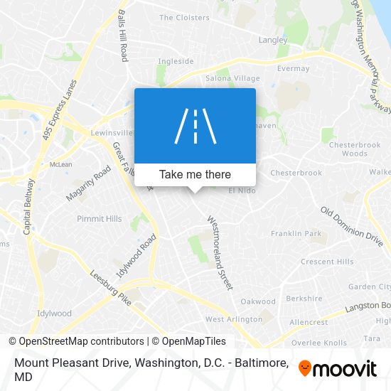 Mount Pleasant Drive map