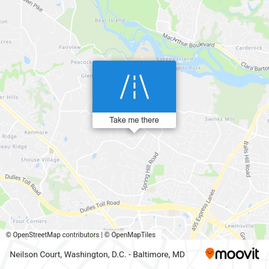 Neilson Court map