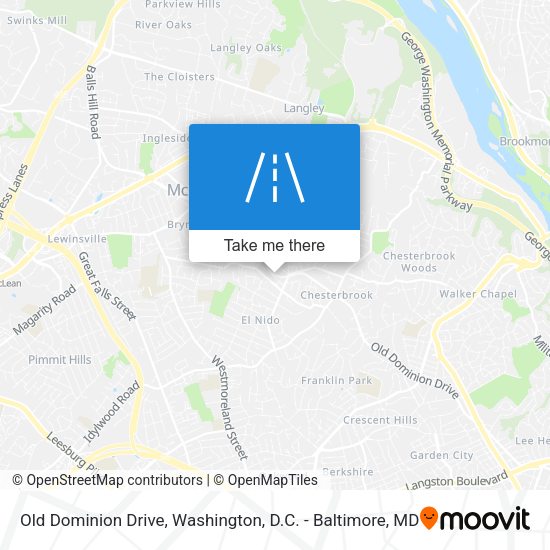 Old Dominion Drive map