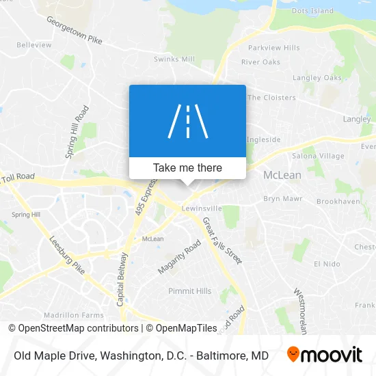 Old Maple Drive map