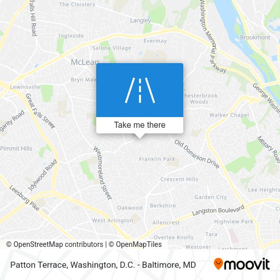 Patton Terrace map