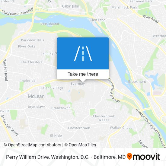 Mapa de Perry William Drive