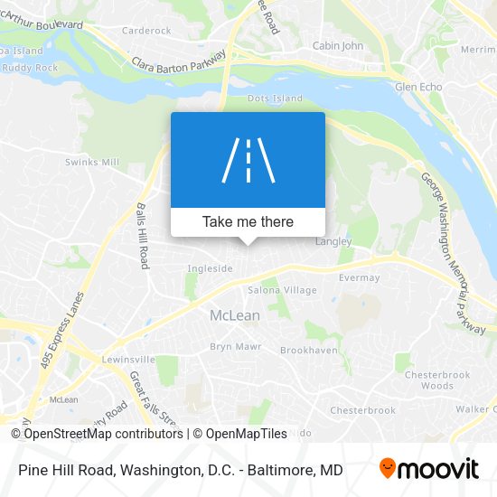 Mapa de Pine Hill Road