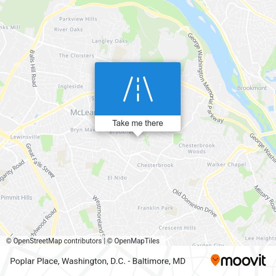 Poplar Place map