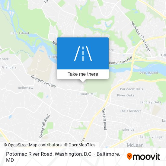 Mapa de Potomac River Road