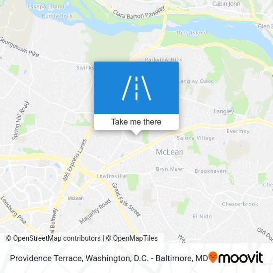Mapa de Providence Terrace