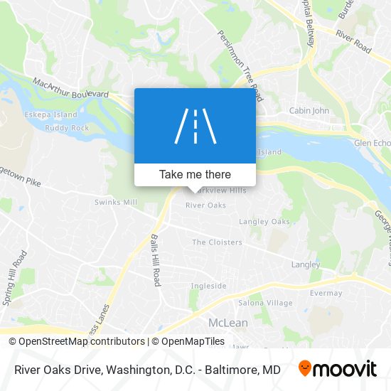 Mapa de River Oaks Drive