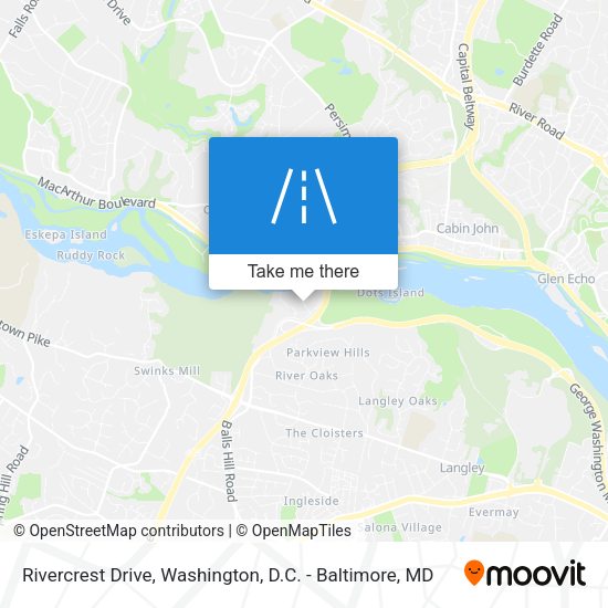 Rivercrest Drive map