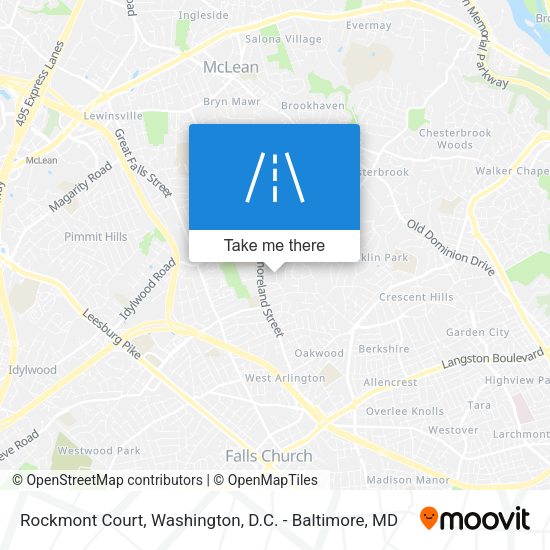 Rockmont Court map