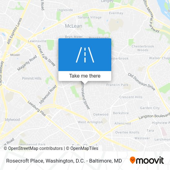 Rosecroft Place map