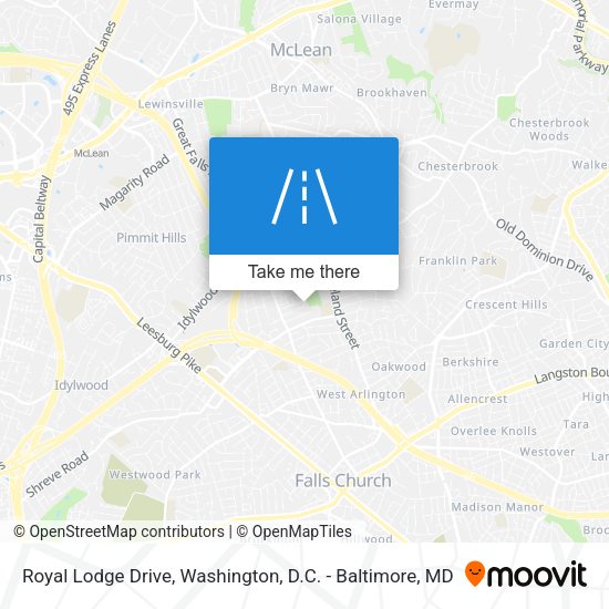 Royal Lodge Drive map