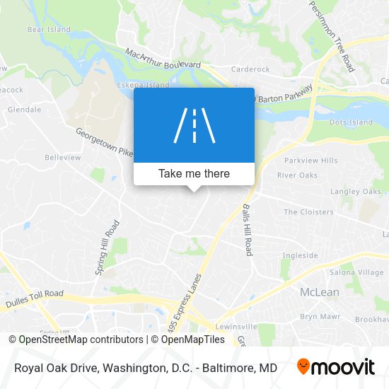 Royal Oak Drive map