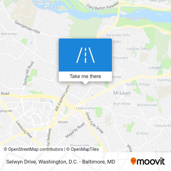 Selwyn Drive map