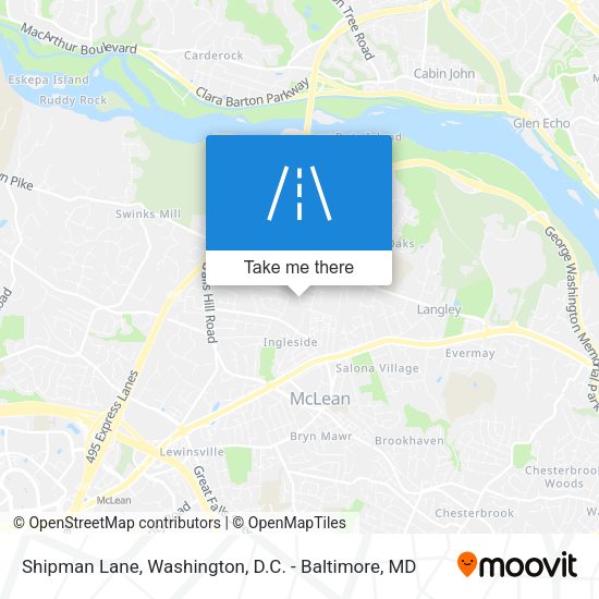 Shipman Lane map
