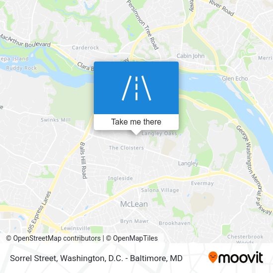 Sorrel Street map
