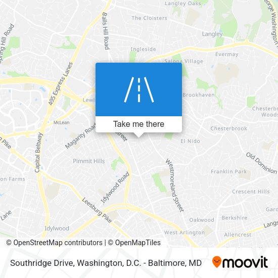 Mapa de Southridge Drive
