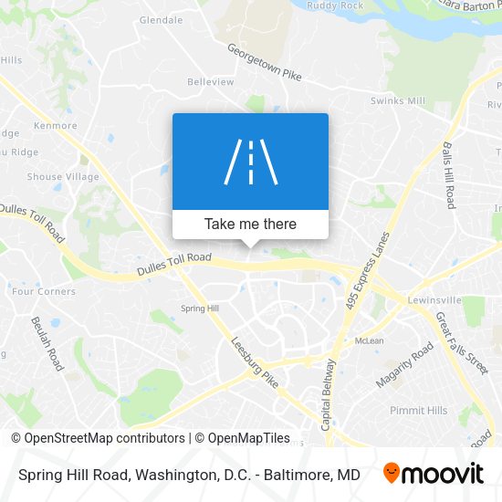 Mapa de Spring Hill Road