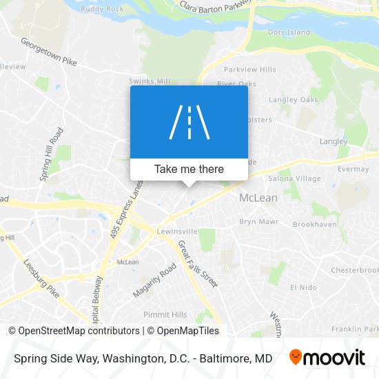 Spring Side Way map