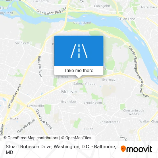 Stuart Robeson Drive map