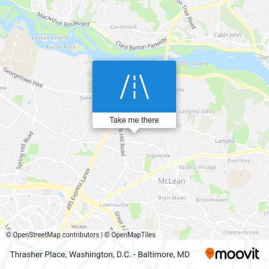 Thrasher Place map