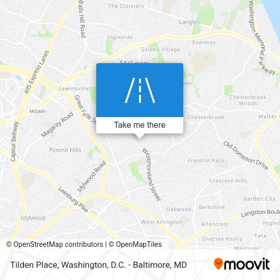 Mapa de Tilden Place