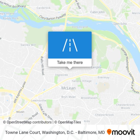 Mapa de Towne Lane Court