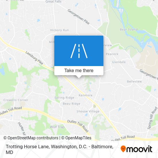 Trotting Horse Lane map