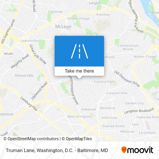 Truman Lane map