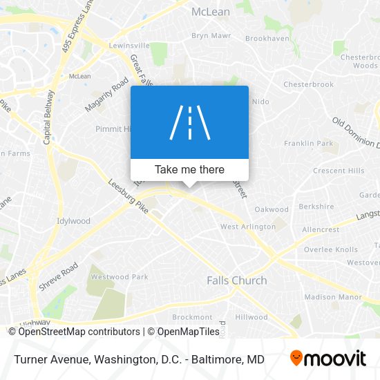Turner Avenue map