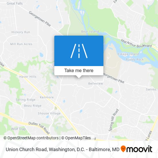 Mapa de Union Church Road