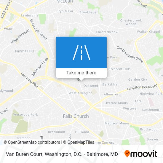Van Buren Court map