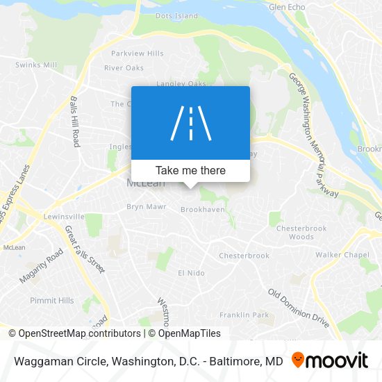 Waggaman Circle map