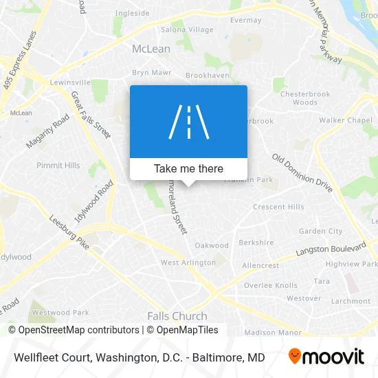 Wellfleet Court map