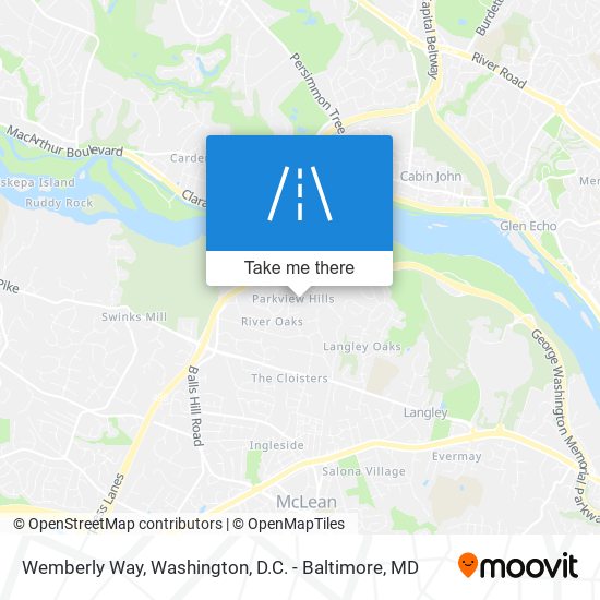 Wemberly Way map
