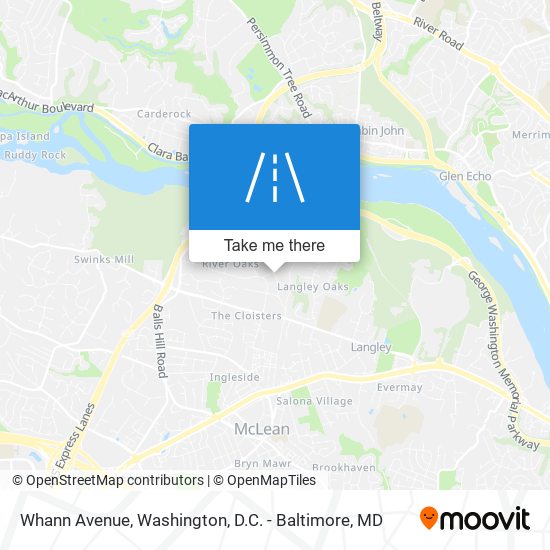 Whann Avenue map