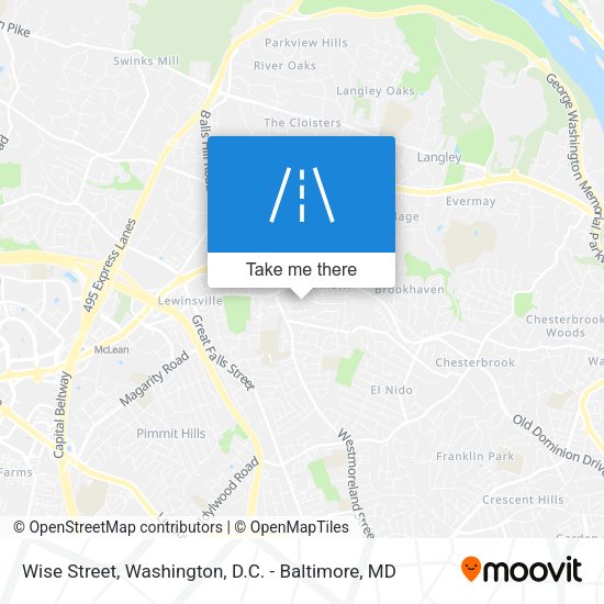 Wise Street map
