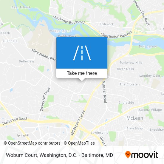 Woburn Court map