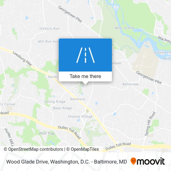 Wood Glade Drive map